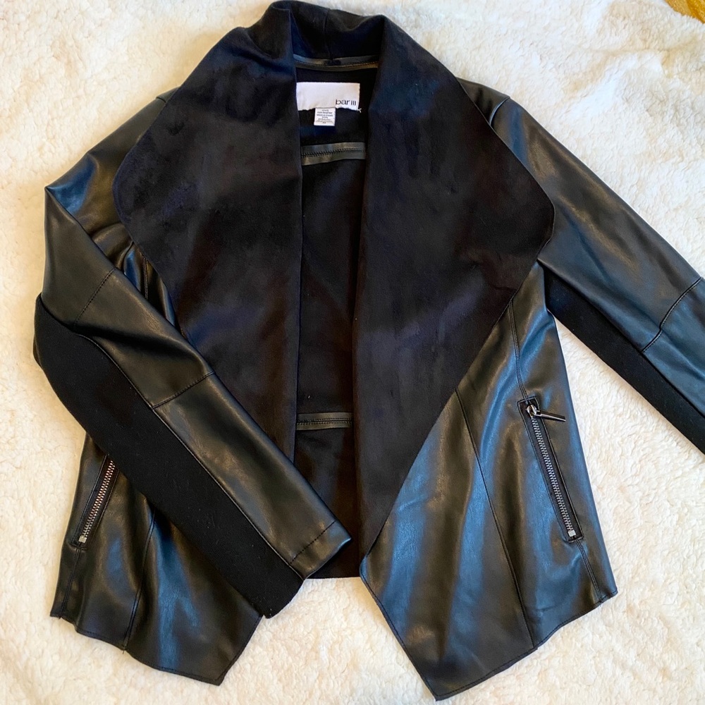 ✨ Bar III Leather Jacket ✨
